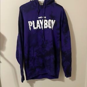 Playboy Purple Hoodie Sweater